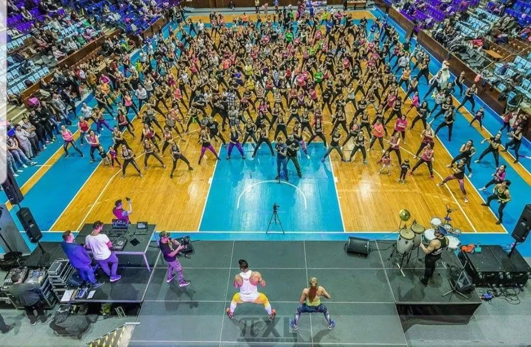 Fitness Maraton — Sala Polivalentă plină